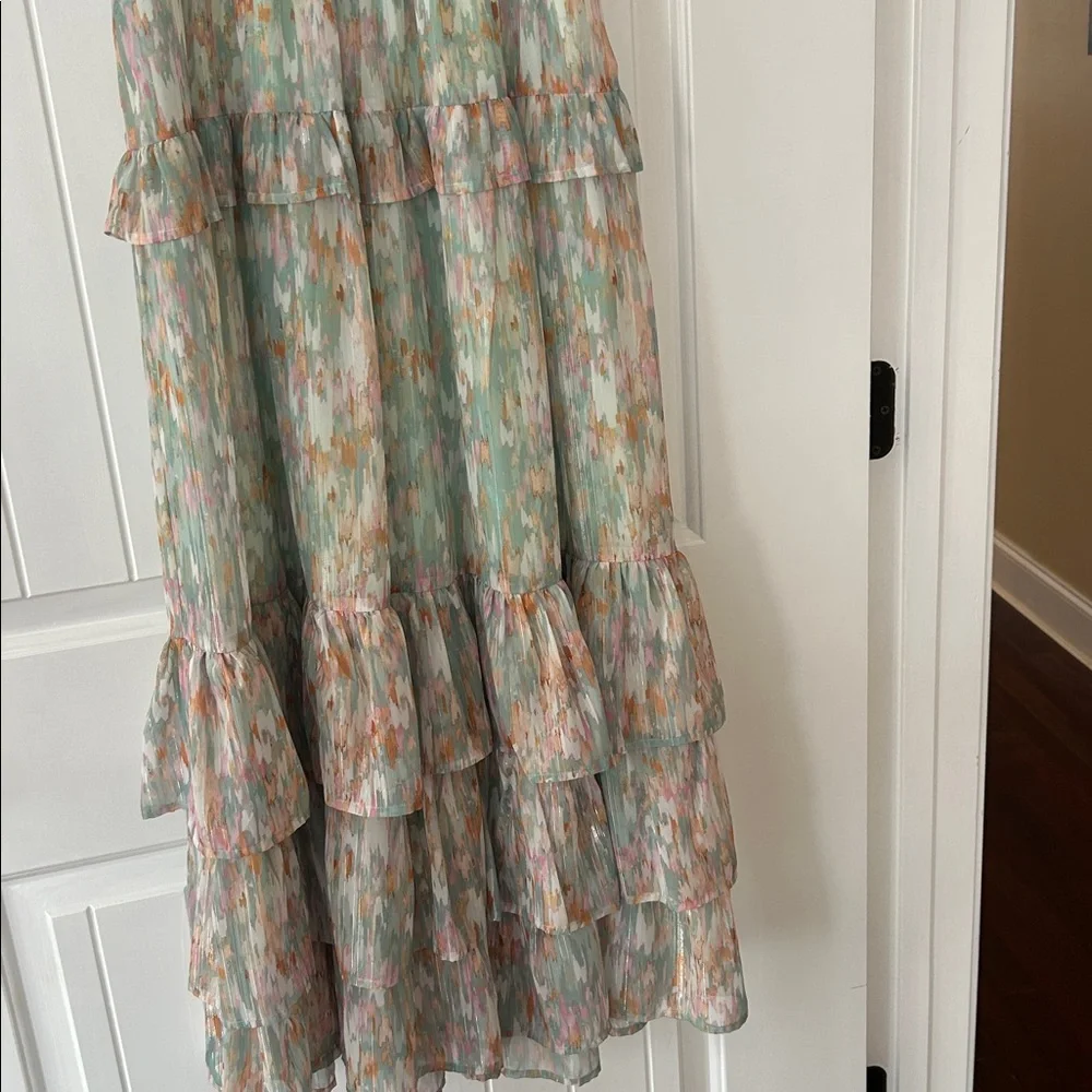 Koko & Mason Floral Ruffle Maxi Dress - Picture 5 of 10